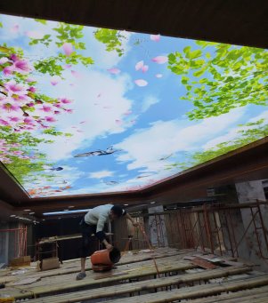 Trần xuyên sáng 3D