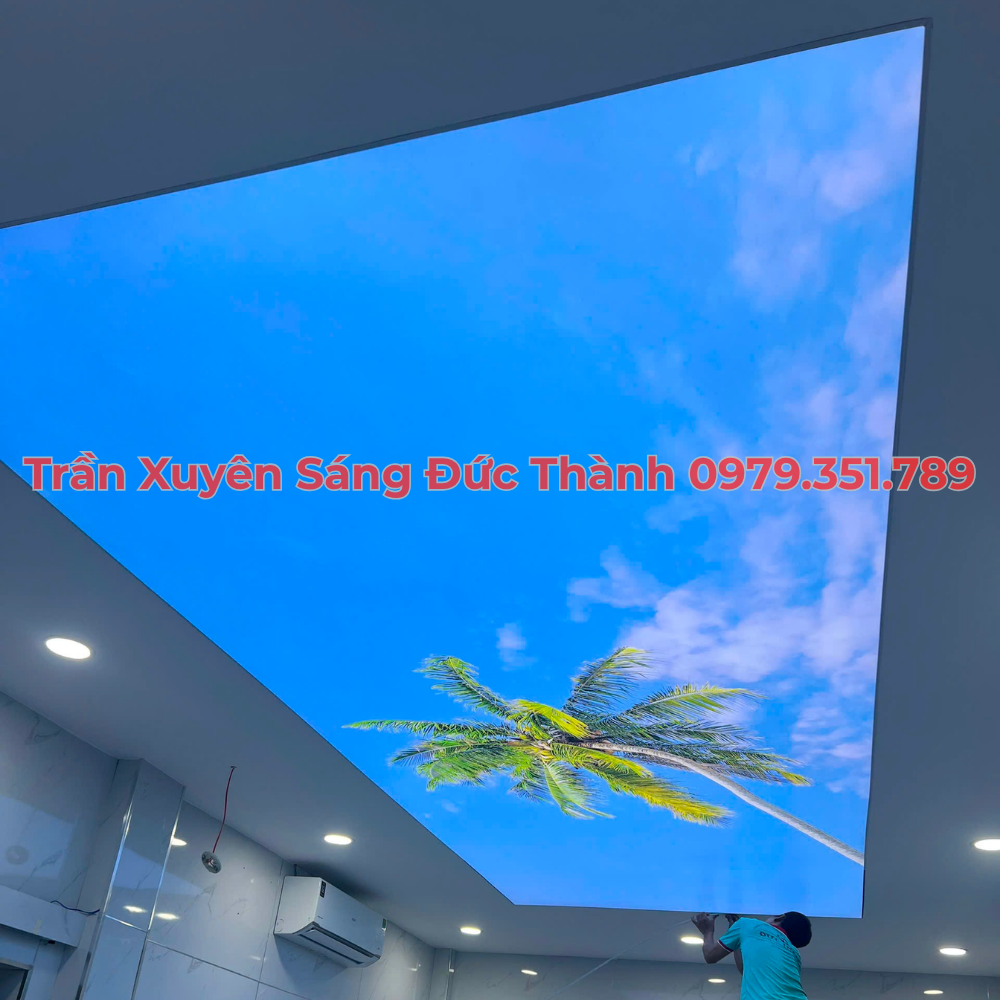 Trần xuyên sáng phòng khách