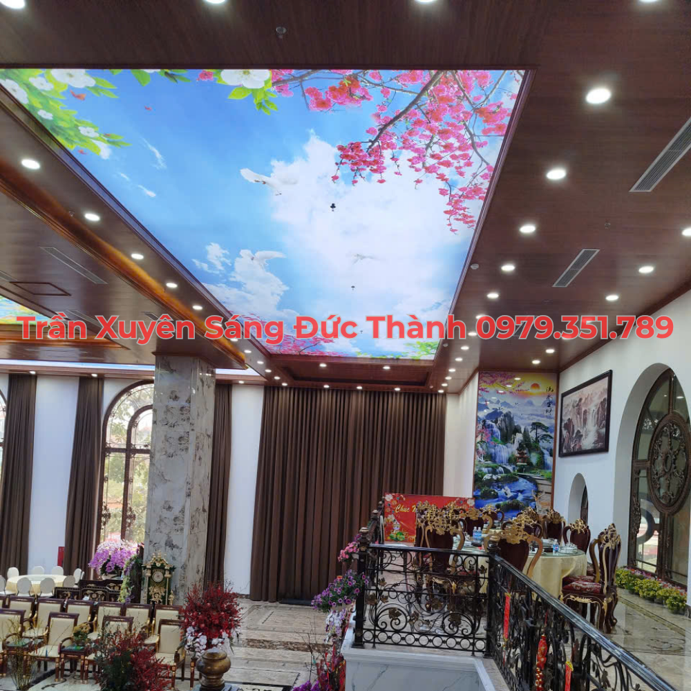 Lựa chọn đơn vị thi công trần xuyên sáng uy tín