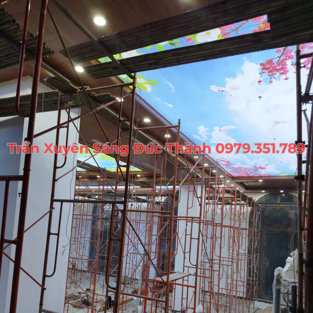 Quy Trình Lắp Đặt Trần In Xuyên Sáng
